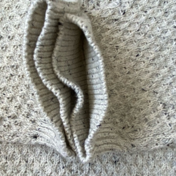 Wind River Oatmeal Fleck Cotton Blend Knit Cabin Country Crew Neck Sweater- 2XL - Picture 9 of 16